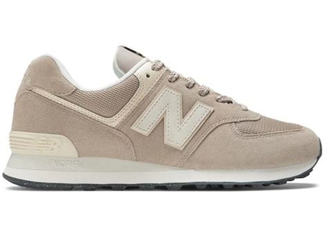 new balance 574 beige with off white